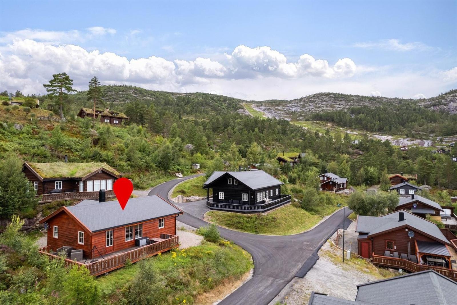 فيلا Hygge Pa Fjellet Øyuvstad المظهر الخارجي الصورة